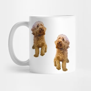 Cavapoo Cavoodle puppy pattern- cute cavalier king charles spaniel Mug